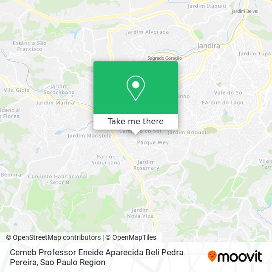 Cemeb Professor Eneide Aparecida Beli Pedra Pereira map