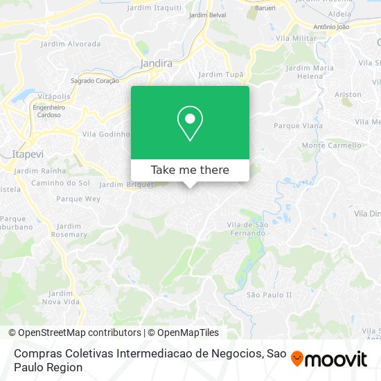 Compras Coletivas Intermediacao de Negocios map