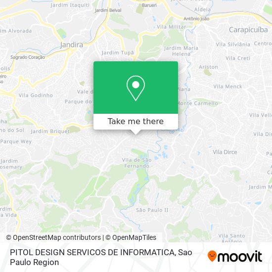 PITOL DESIGN SERVICOS DE INFORMATICA map