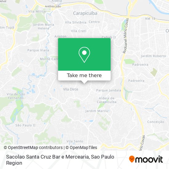 Sacolao Santa Cruz Bar e Mercearia map