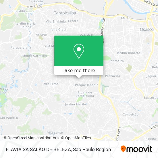 FLÁVIA SÁ SALÃO DE BELEZA map