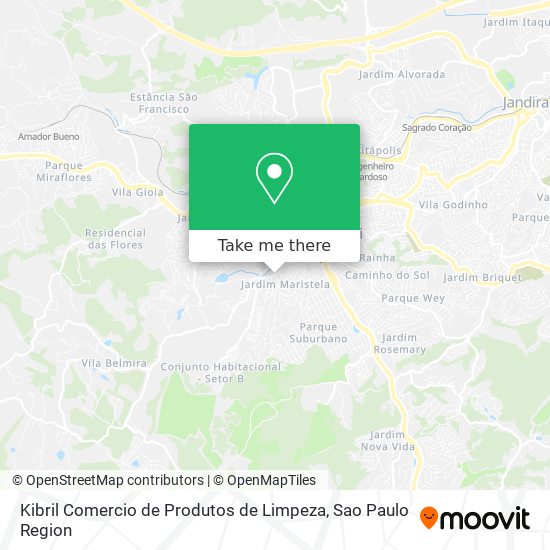 Mapa Kibril Comercio de Produtos de Limpeza