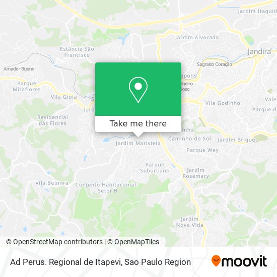 Ad Perus. Regional de Itapevi map