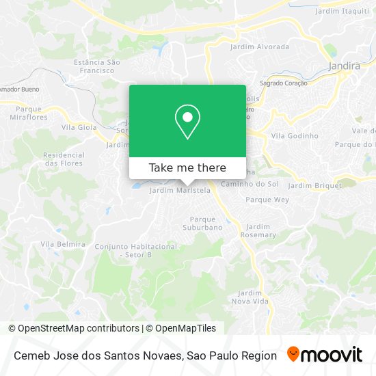 Cemeb Jose dos Santos Novaes map