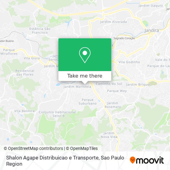 Shalon Agape Distribuicao e Transporte map