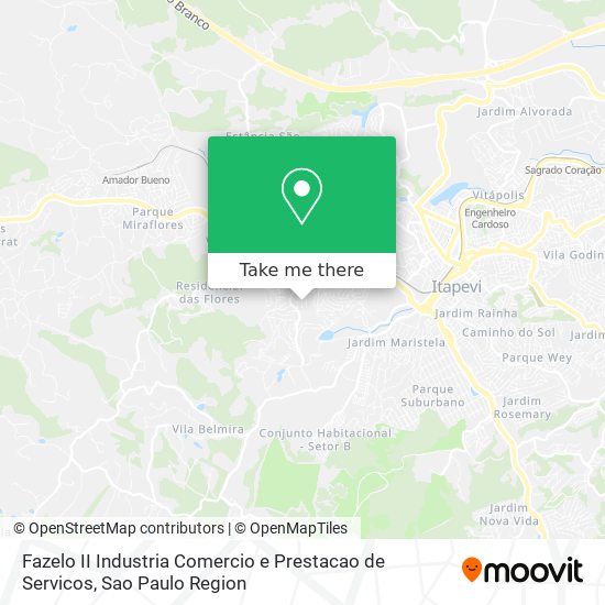 Mapa Fazelo II Industria Comercio e Prestacao de Servicos