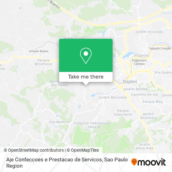 Aje Confeccoes e Prestacao de Servicos map