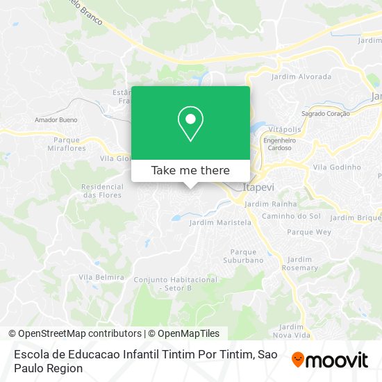 Escola de Educacao Infantil Tintim Por Tintim map