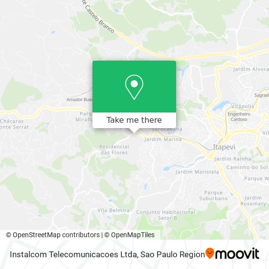 Instalcom Telecomunicacoes Ltda map