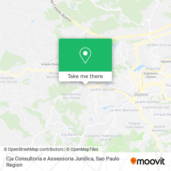 Mapa Cja Consultoria e Assessoria Jurídica