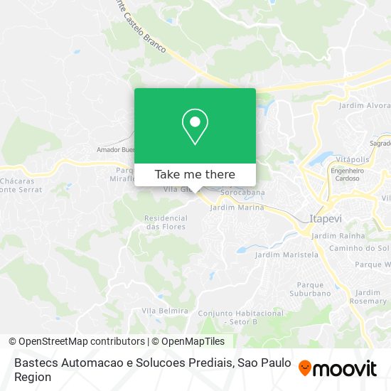 Bastecs Automacao e Solucoes Prediais map