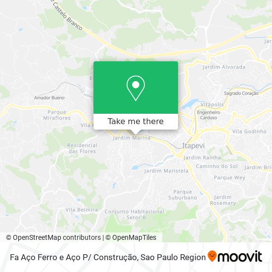Fa Aço Ferro e Aço P/ Construção map