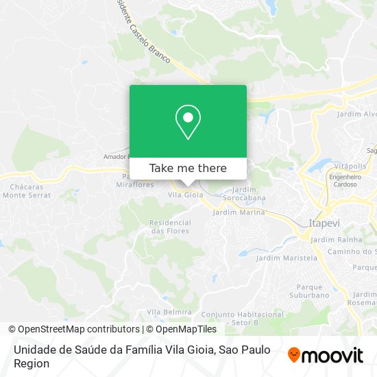 Unidade de Saúde da Família Vila Gioia map
