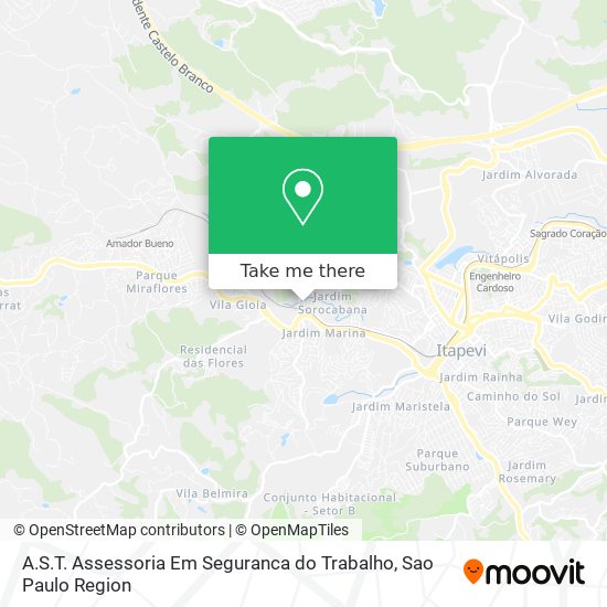 A.S.T. Assessoria Em Seguranca do Trabalho map