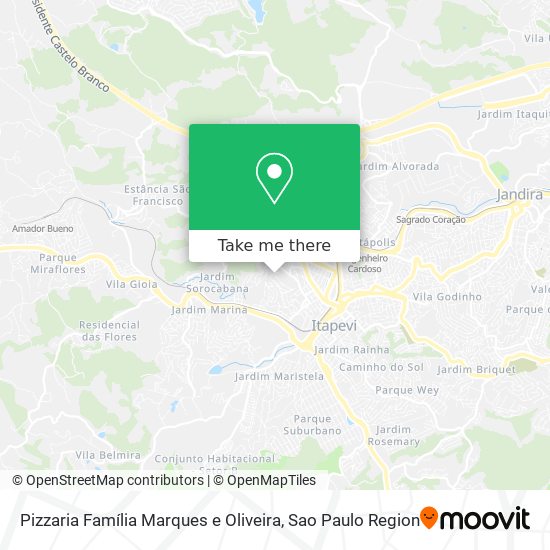 Pizzaria Família Marques e Oliveira map