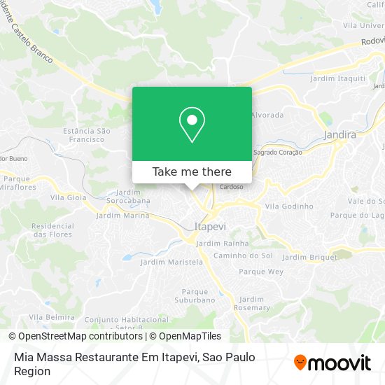 Mia Massa Restaurante Em Itapevi map