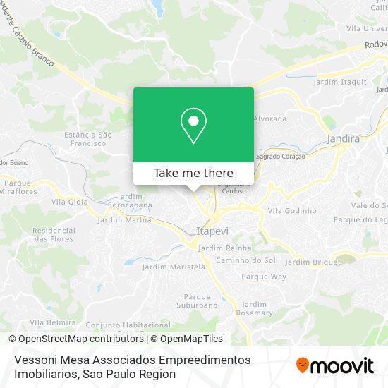 Mapa Vessoni Mesa Associados Empreedimentos Imobiliarios