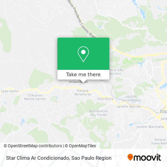 Star Clima Ar Condicionado map
