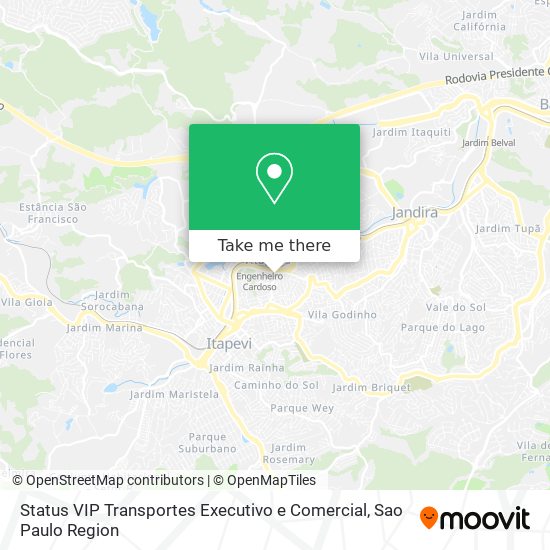 Status VIP Transportes Executivo e Comercial map