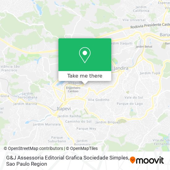 G&J Assessoria Editorial Grafica Sociedade Simples map