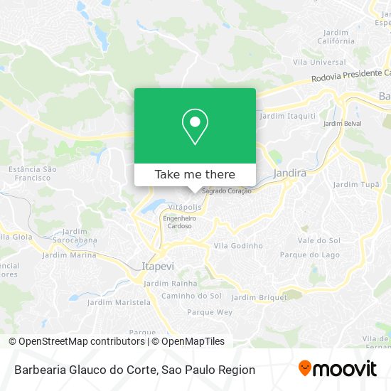 Barbearia Glauco do Corte map
