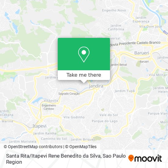 Santa Rita / Itapevi Rene Benedito da Silva map