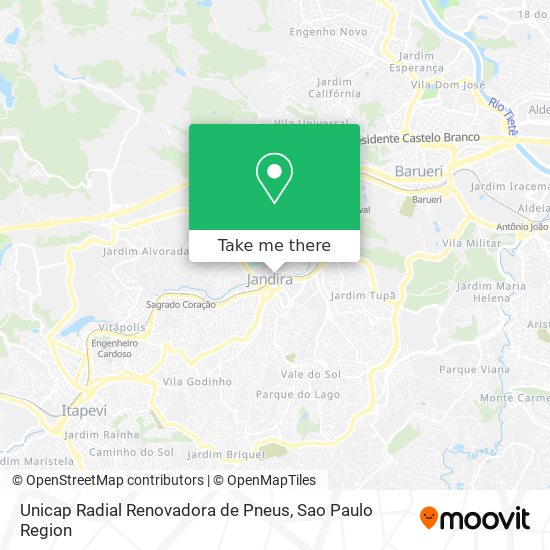 Unicap Radial Renovadora de Pneus map