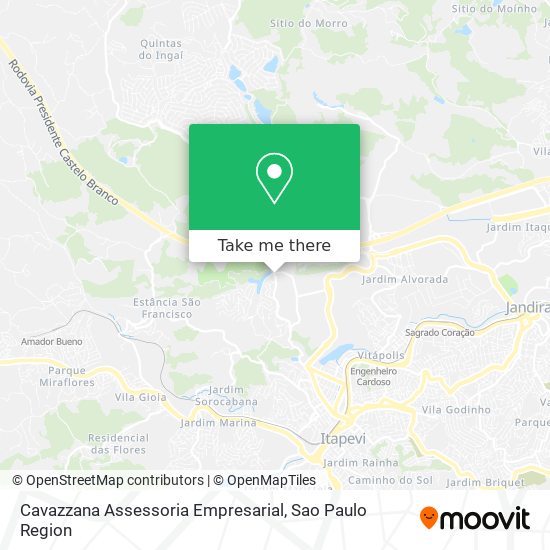 Cavazzana Assessoria Empresarial map