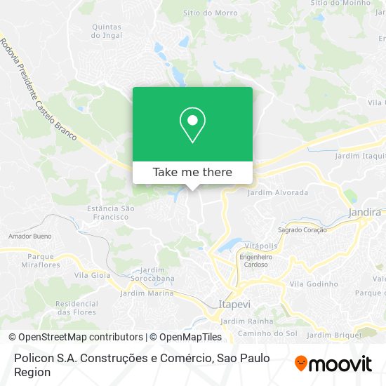 Policon S.A. Construções e Comércio map