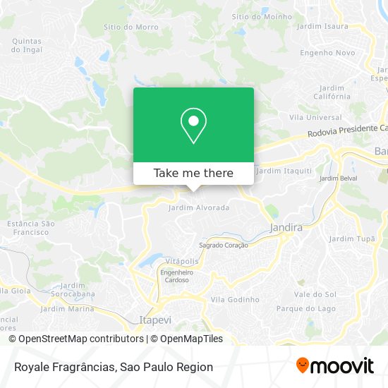 Royale Fragrâncias map
