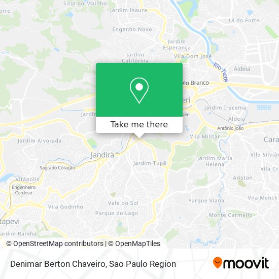 Denimar Berton Chaveiro map