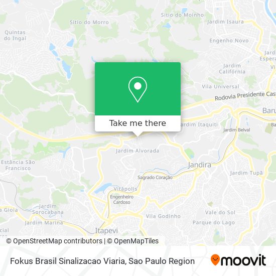 Fokus Brasil Sinalizacao Viaria map