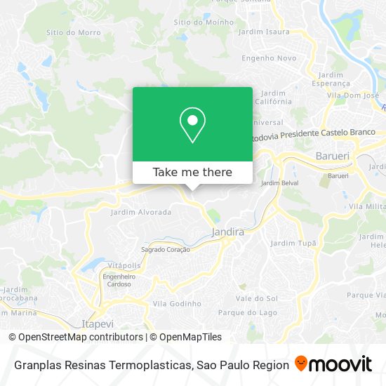 Granplas Resinas Termoplasticas map