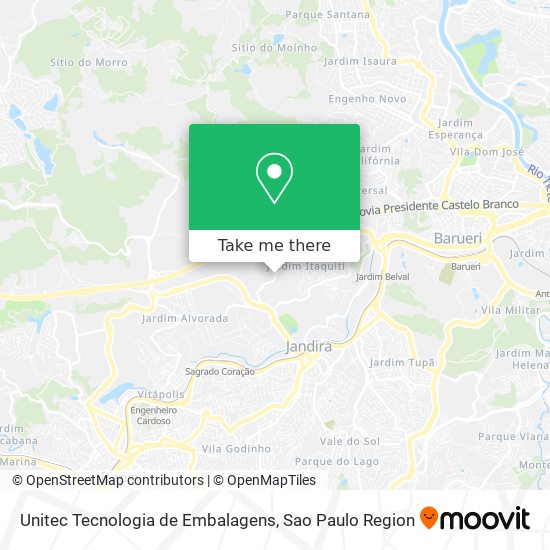 Unitec Tecnologia de Embalagens map