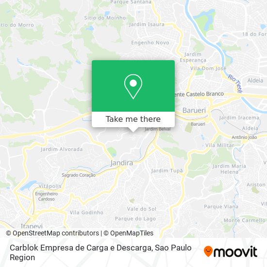 Mapa Carblok Empresa de Carga e Descarga