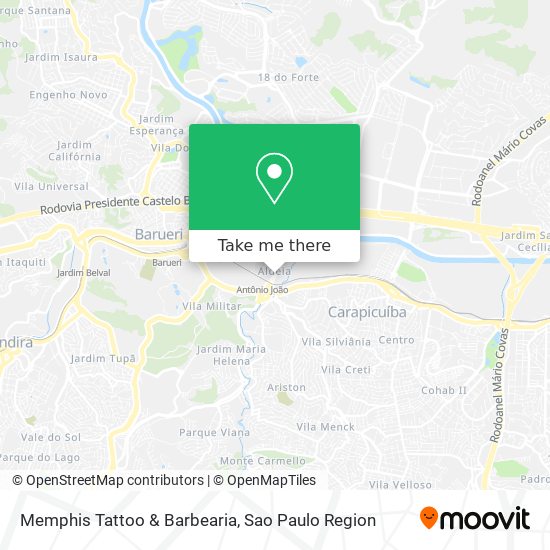Memphis Tattoo & Barbearia map