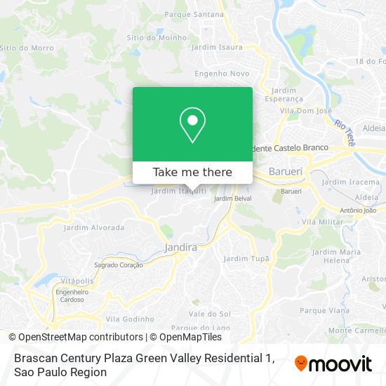 Brascan Century Plaza Green Valley Residential 1 map