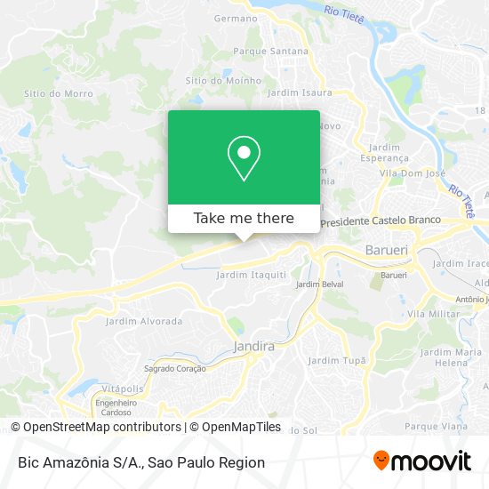 Bic Amazônia S/A. map