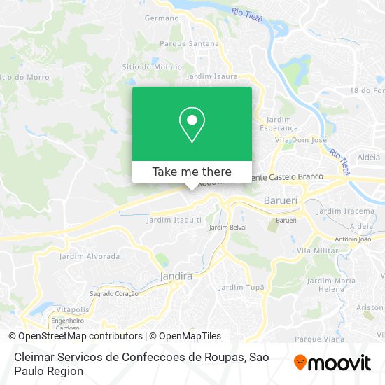 Cleimar Servicos de Confeccoes de Roupas map