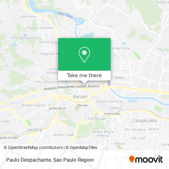 Mapa Paulo Despachante