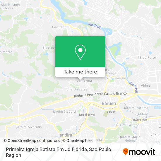 Primeira Igreja Batista Em Jd Flórida map