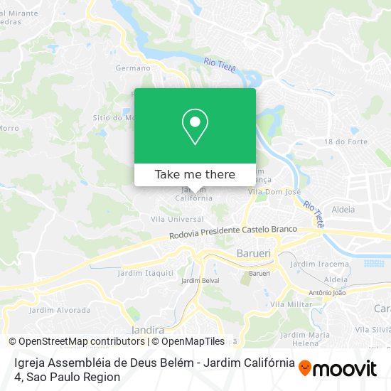 Igreja Assembléia de Deus Belém - Jardim Califórnia 4 map