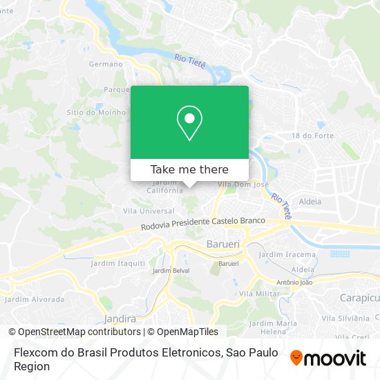Flexcom do Brasil Produtos Eletronicos map