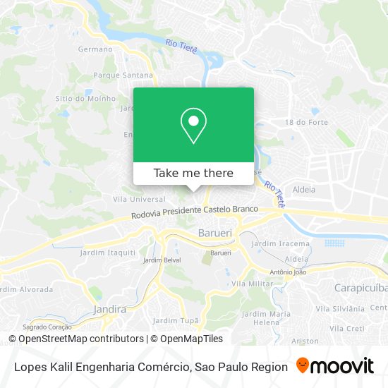 Lopes Kalil Engenharia Comércio map