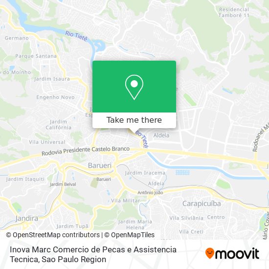 Inova Marc Comercio de Pecas e Assistencia Tecnica map