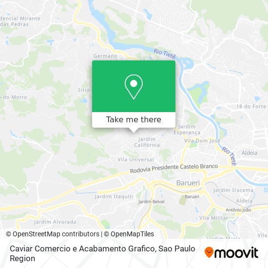 Mapa Caviar Comercio e Acabamento Grafico