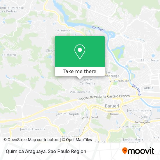 Mapa Química Araguaya