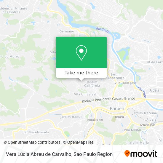 Mapa Vera Lúcia Abreu de Carvalho