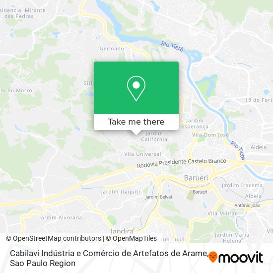 Cabilavi Indústria e Comércio de Artefatos de Arame map