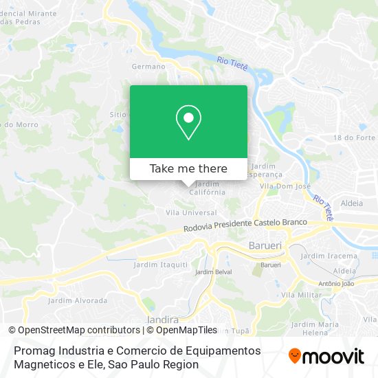 Promag Industria e Comercio de Equipamentos Magneticos e Ele map